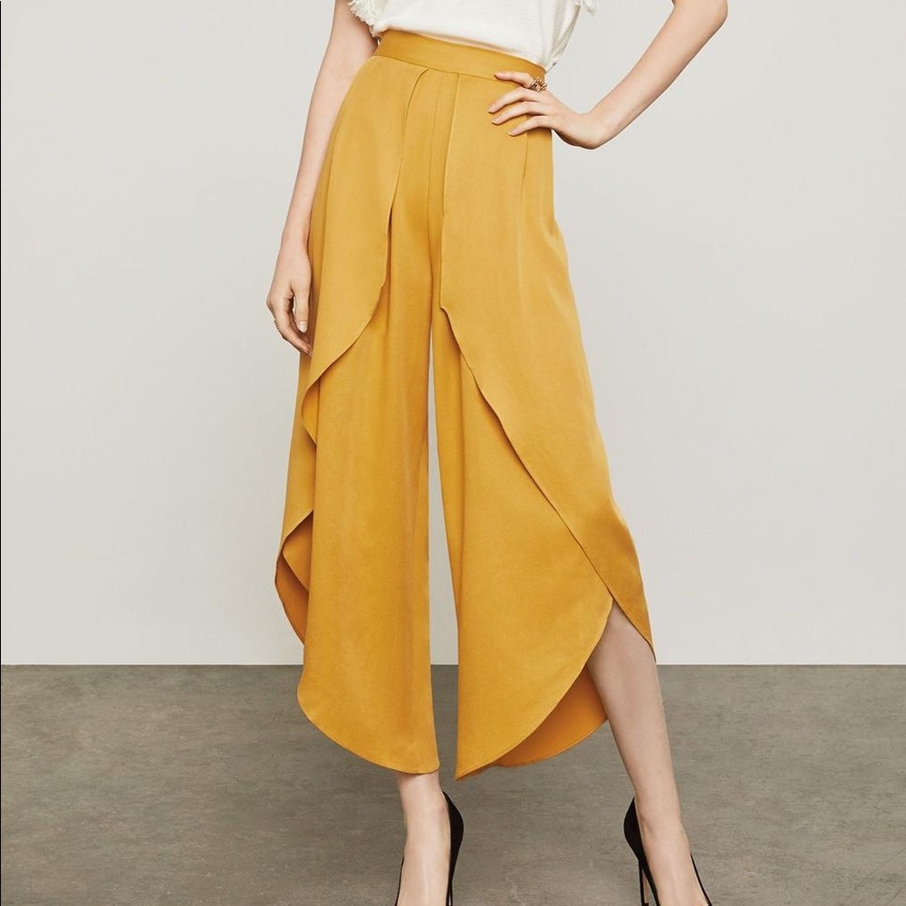 NEW Bcbg Ruffle Drape Asymmetrical Pant ✨New